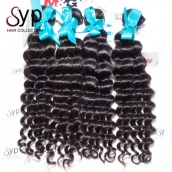 Eurasian Deep Wave Virgin Remy Human Hair Extension Natural Color 1 3 or 4 Bundles