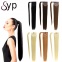 wrap around human hair ponytail