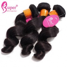 Peruvian Loose Wave Virgin Hair Extensions 3 or 4 Bundles Deal Luxury Real Human Hair Weave Cheveux Naturel