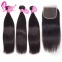 brazilian hair with lace closure