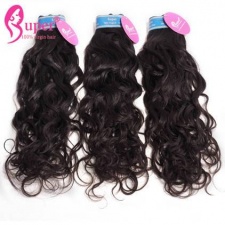 Water Wave Virgin Remy Hair Weave 3 or 4 Bundles Luxury Brazilian Human Hair Extension Natural Color