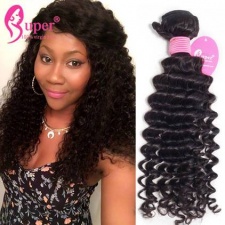 Curly Human Hair 3 or 4 Bundles Cheap Remy Hair Extensions For Sale Natural Black Color