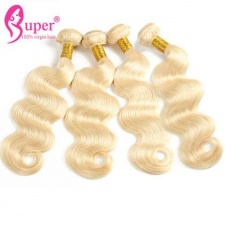 613 Blonde Body Wave European Virgin Remy Human Hair Weave Bundle Deals