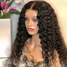Best 5x5 HD Transparent Lace Closure Wig Deep Wave Human Hair For Beginners