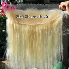 Invisible 13x6 Real HD Lace Frontal Blonde 613 Straight Pre Plucked