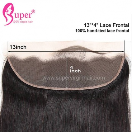 straight lace frontal 13x4