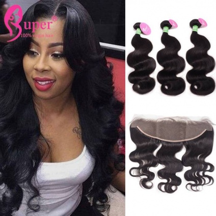 peruvian body wave with lace frontal