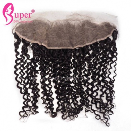 peruvian curly lace frontal