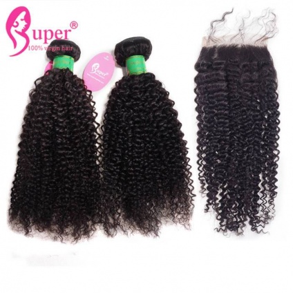 mongolian hair with lace closure